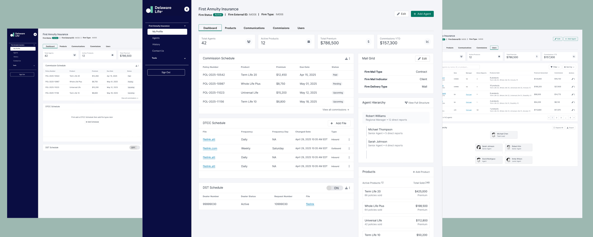 Producer / client dual portal overview